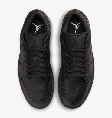 Чоловічі кросівки Air Jordan 1 Low 'Triple Black' (553558-093), EUR 43