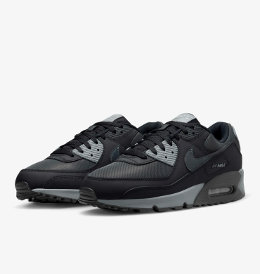 Мужские кроссовки Nike Air Max 90 'Black Cool Grey' (HM0625-001), EUR 38,5