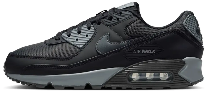 Мужские кроссовки Nike Air Max 90 'Black Cool Grey' (HM0625-001), EUR 38,5
