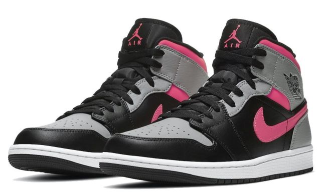 Баскетбольные кроссовки Air Jordan 1 Mid "Pink Shadow", EUR 44,5