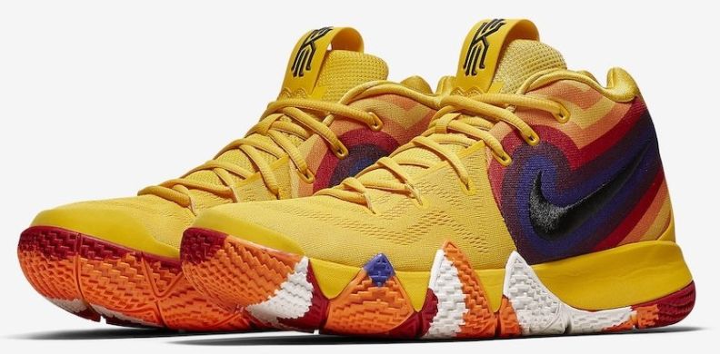 Баскетбольні кросівки Nike Kyrie 4 "Yellow Multicolor", EUR 45