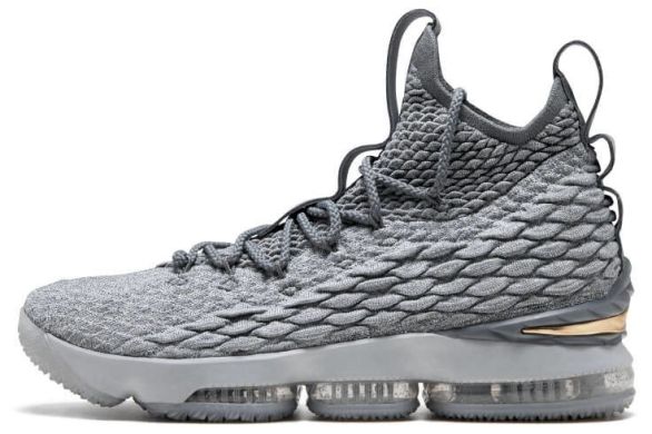 Баскетбольні кросівки Nike LeBron 15 "Wolf/Grey/Gold", EUR 44