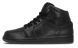 Кроссовки Оригинал Nike Air Jordan 1 Mid "Triple Black" (554724-021), EUR 41