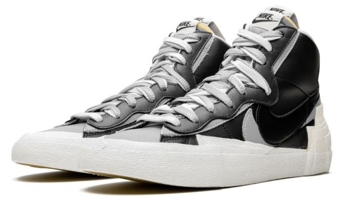 Кроссовки Sacai x Nike Blazer High “Greyscale”, EUR 40