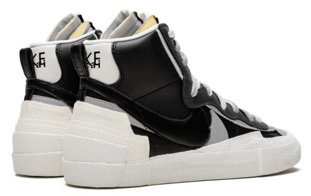 Кросівки Sacai x Nike Blazer High “Greyscale”, EUR 43