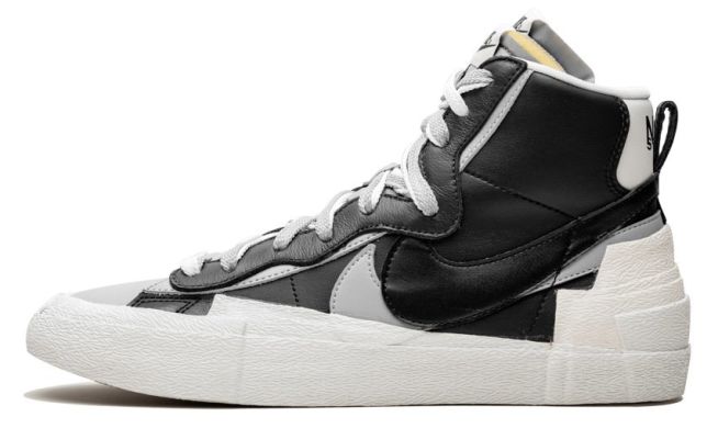 Кроссовки Sacai x Nike Blazer High “Greyscale”, EUR 40