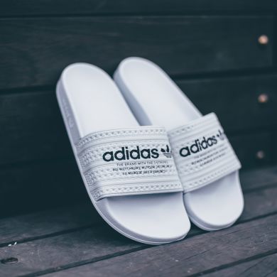 Сланцы Originals Adidas Adilette "White/Black", EUR 42