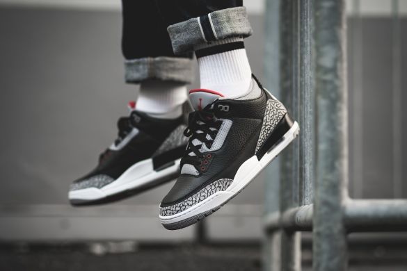 Баскетбольні кросівки Air Jordan 3 Retro Og "Black Cement", EUR 46