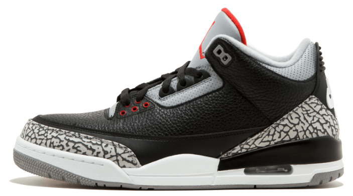 Баскетбольні кросівки Air Jordan 3 Retro Og "Black Cement", EUR 41