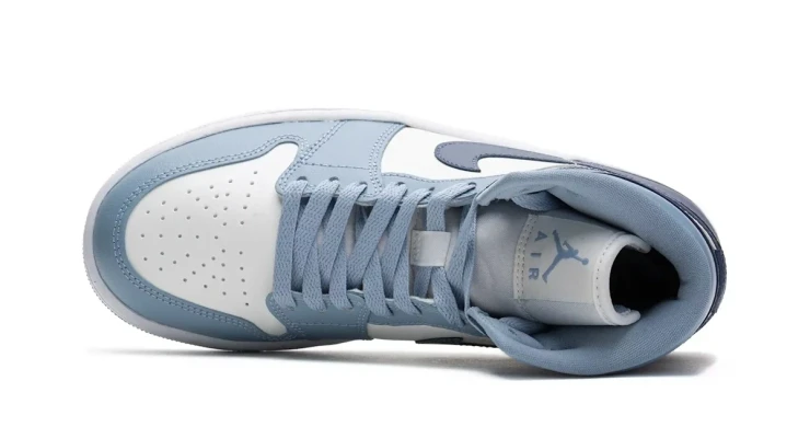 Кроссовки Женские Jordan 1 Mid Shoes 'Diffused Blue' (BQ6472-140), EUR 38,5