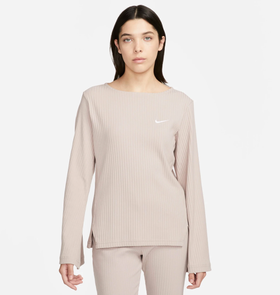 Лонгслів жіночий Nike W Nsw Rib Jrsy Ls (DV7866-272)