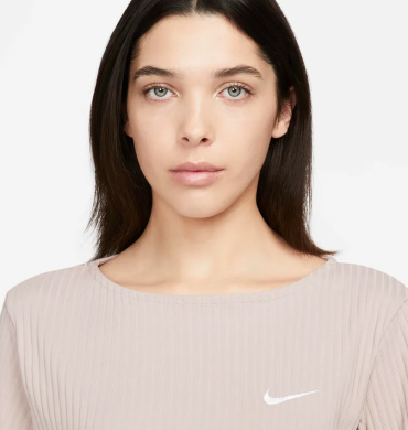 Лонгслив женский Nike W Nsw Rib Jrsy Ls (DV7866-272), S