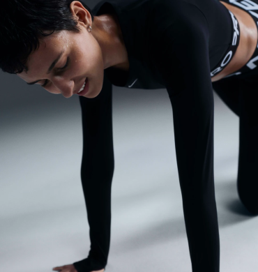 Топ женский Nike Pro 365 LS Crop (FV5484-010)