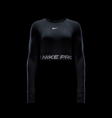 Топ женский Nike Pro 365 LS Crop (FV5484-010)