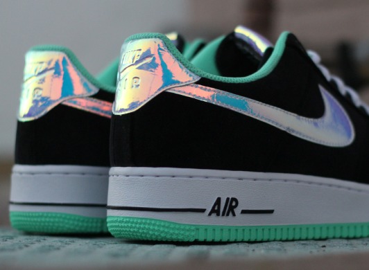 Кроссовки Nike Air Force 1 Low "Black & Green Glow", EUR 36