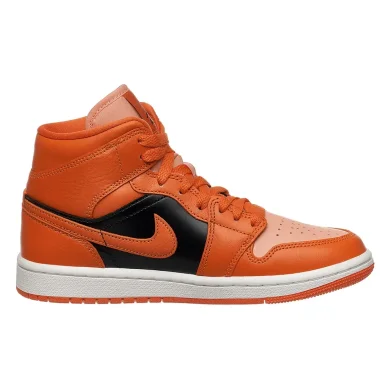 Кросівки Жіночі Jordan 1 Mid Orange Black (DM3381-600), EUR 42