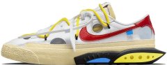 Чоловічі кросівки Nike Blazer Low Off-White "University Red" (DH7863-100)