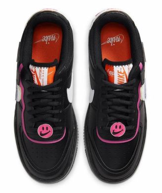 Женские кроссовки Nike Air Force 1 Shadow Removable Patches "Black Pink", EUR 37,5