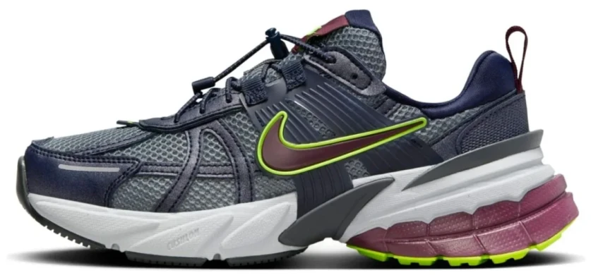Жіночі кросівки Nike V2K Run 'Black Grey Volt Green' (FV6602-400), EUR 40