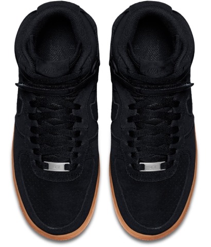 Air force 1 hot sale suede black gum