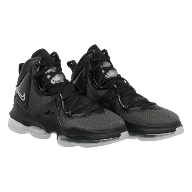 Мужские Кроссовки Nike Lebron Xix Black Green Glow (CZ0203-003)