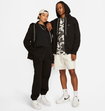 Толстовка мужская Nike Solo Swoosh Fullzip (DR0403-010), S