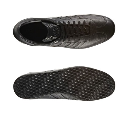 Кроссовки Оригинал Adidas Gazelle “Core Black Leather” (BB5497), EUR 44,5