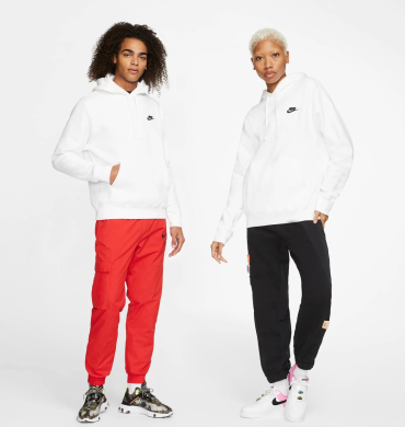 Толстовка мужская Nike M Nsw Club Hoodie Po Bb (BV2654-100), XXL