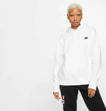 Толстовка мужская Nike M Nsw Club Hoodie Po Bb (BV2654-100), XXL