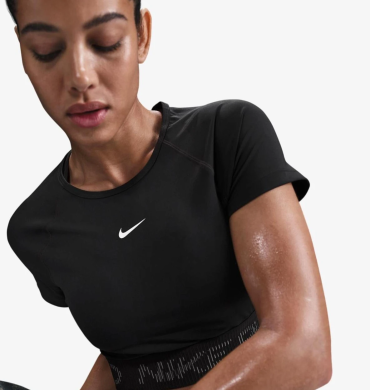 Топ жіночий Nike Np Dri-Fit Ss Crop Top Tt Gx (HM6369-010), M