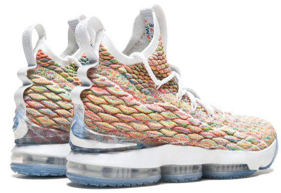 Баскетбольні кросівки Nike Lebron 15 "Fruity Pebbles", EUR 45
