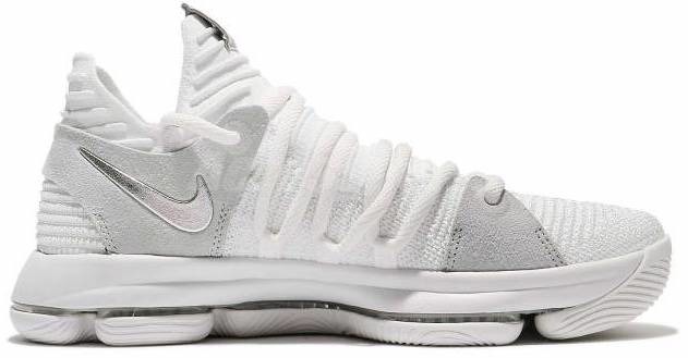 Баскетбольные кроссовки Nike Zoom KD 10 EP X Kevin Durant Still KD "White", EUR 41