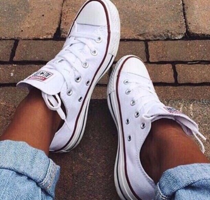 Кеди Converse "White Low Top All Star", EUR 42,5