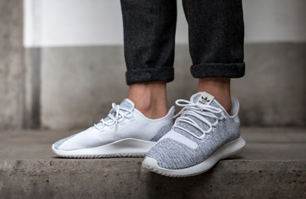 Кроссовки Оригинал Adidas Originals Tubular Shadow Knit "White/Core Black" (BB8941), EUR 44,5