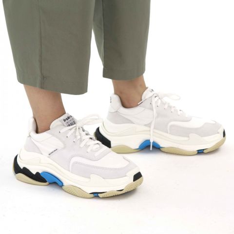 balenciaga triple s 2.0 white blue