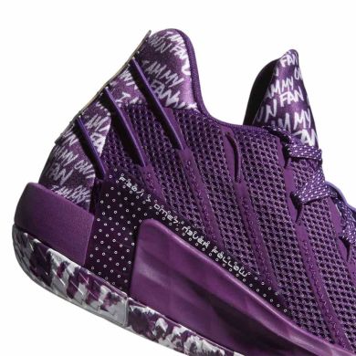 Баскетбольные кроссовки Adidas Dame 7 "I My Own Fan - Glory Purple", EUR 40