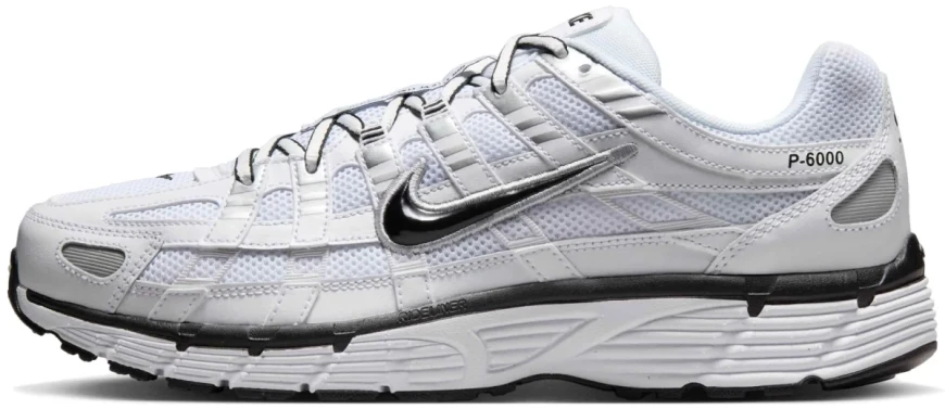 Кросівки чоловічі Nike P-6000 'White / Metallic Silver' (CD6404-107), EUR 42