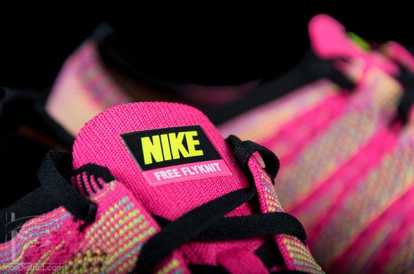 Кросівки Nike Free Flyknit NSW "Pink/Multicolor", EUR 39