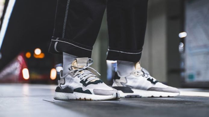 Чоловічі кросівки Adidas Originals Nite Jogger Boost 'White/Grey', EUR 42