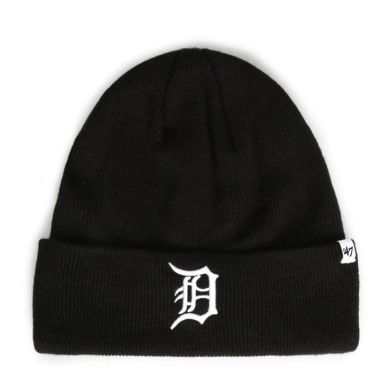 Шапка 47 Brand Detroit Tigers Raised Cuff Kni (B-RKN09ACE-BK), One Size
