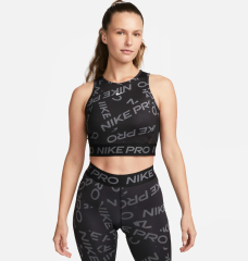 Топ женский Nike Pro Dri-Fit Crop Printed FB5500-010)