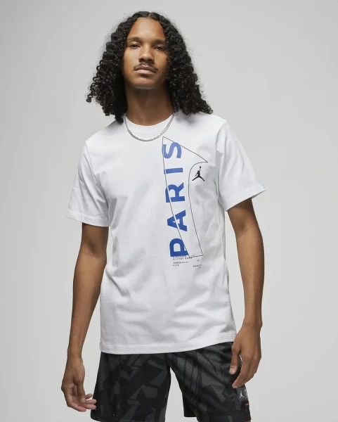 Футболка Мужская Jordan Paris Saint-Germain Men&#39;S T-Shirt (DM3092-100)