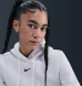 Худи женское Nike W Phnx Flc Std (HF6839-051), XS
