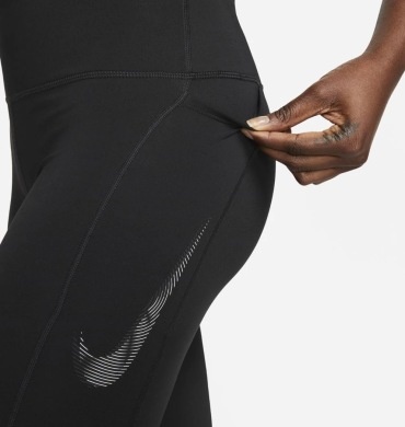 Легінси жіночі Nike Fast Mid-Rise 7/8 Graphic (FB4656-010)