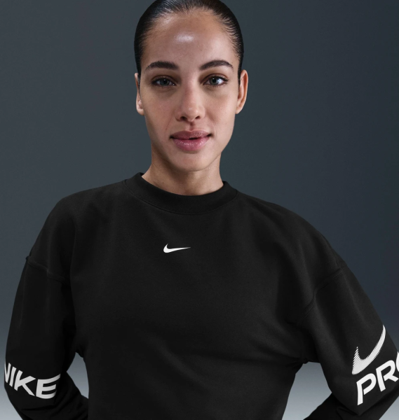 Свитшот женский Nike Flc Crew Tt Hrx (HV3591-010)