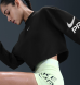 Свитшот женский Nike Flc Crew Tt Hrx (HV3591-010), S