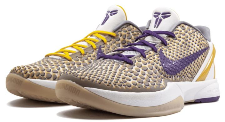 Баскетбольні кросівки Nike Zoom Kobe 6 "3D Lakers", EUR 42