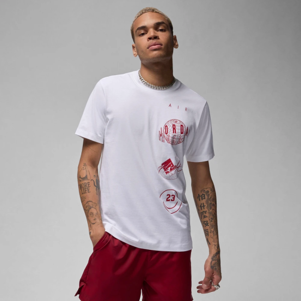 Футболка чоловіча Jordan Brand Logo Stack SS Crew (FN6027-100)