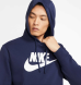 Худи Мужское Nike M NSW Club Hoodie Po Bb Gx (BV2973-410), XL