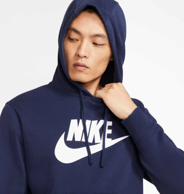 Худи Мужское Nike M NSW Club Hoodie Po Bb Gx (BV2973-410)